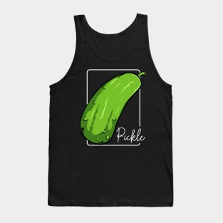 Pickle - Dill Vegetable Cucumber Green Vegan Food Tank Top